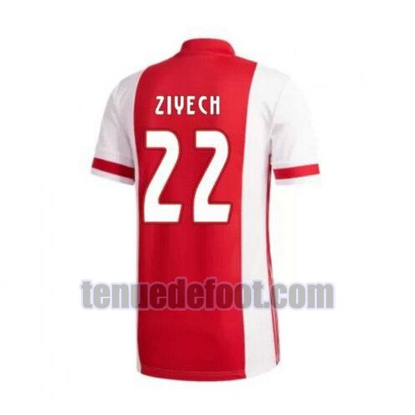 maillot ziyech 22 ajax amsterdam 2020-2021 domicile rouge