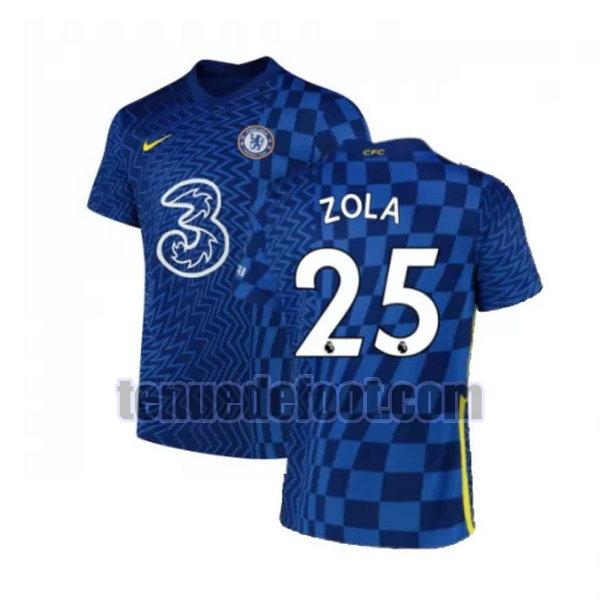 maillot zola 25 chelsea 2021 2022 domicile bleu bleu