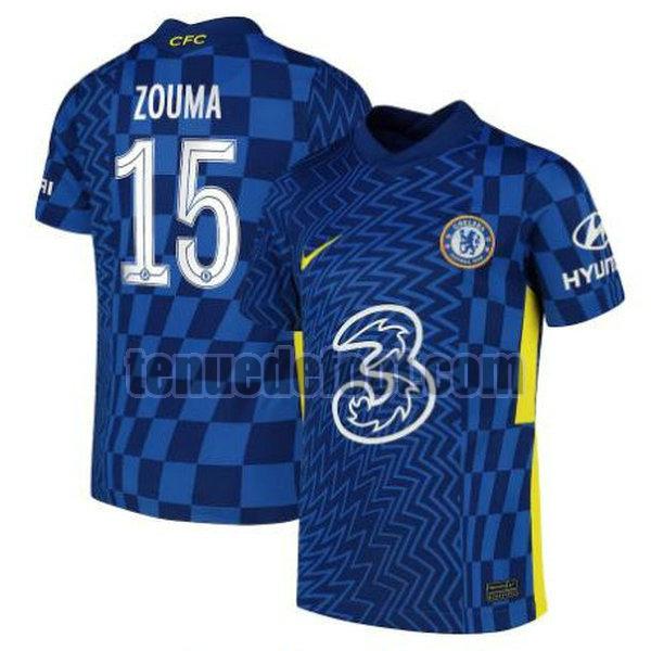 maillot zouma 15 chelsea 2021 2022 domicile bleu bleu