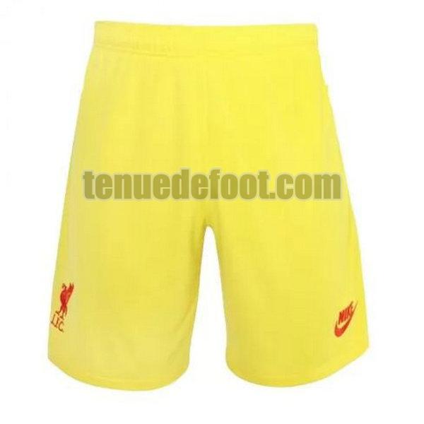 shorts liverpool 2021 2022 troisième jaune jaune