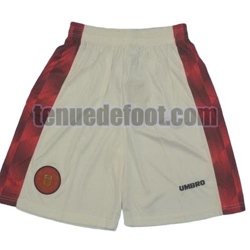 shorts manchester united 1998-2000 domicile blanc
